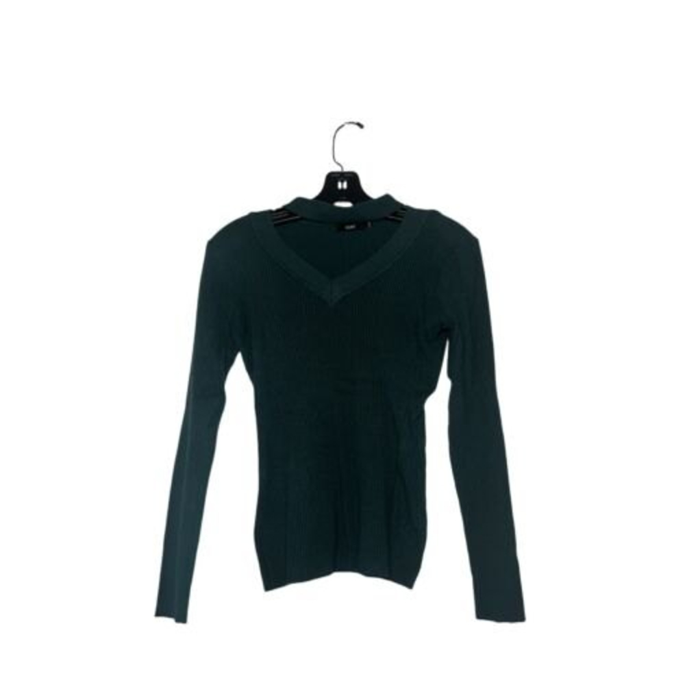 Zuiki Green Long Sleeve Cutaway Neckline.